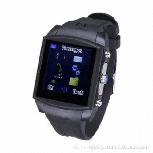 Quad Band Waterproof Watch Mobile Phone
